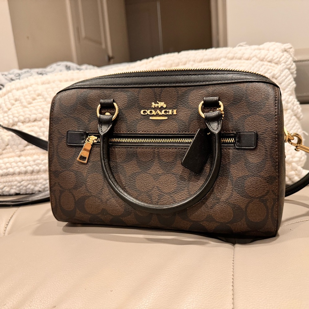 Coach Rowan crossbody bag in signature canvas